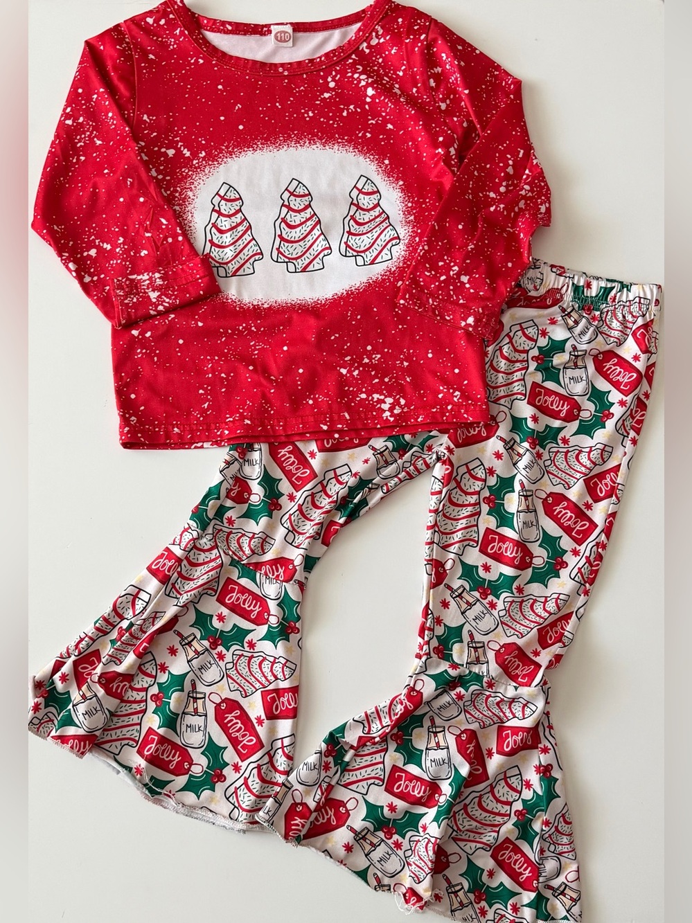 Christmas Outfit for Girls Size 110 (5T)